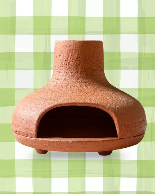 Wide Terra Cotta Incense Burner