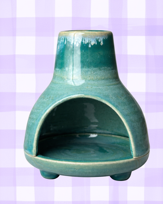 Jade Teal Incense Burner