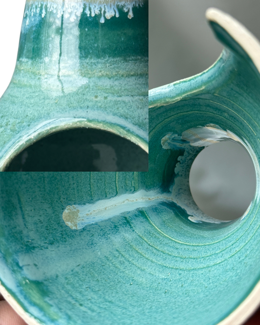 Jade Teal Incense Burner