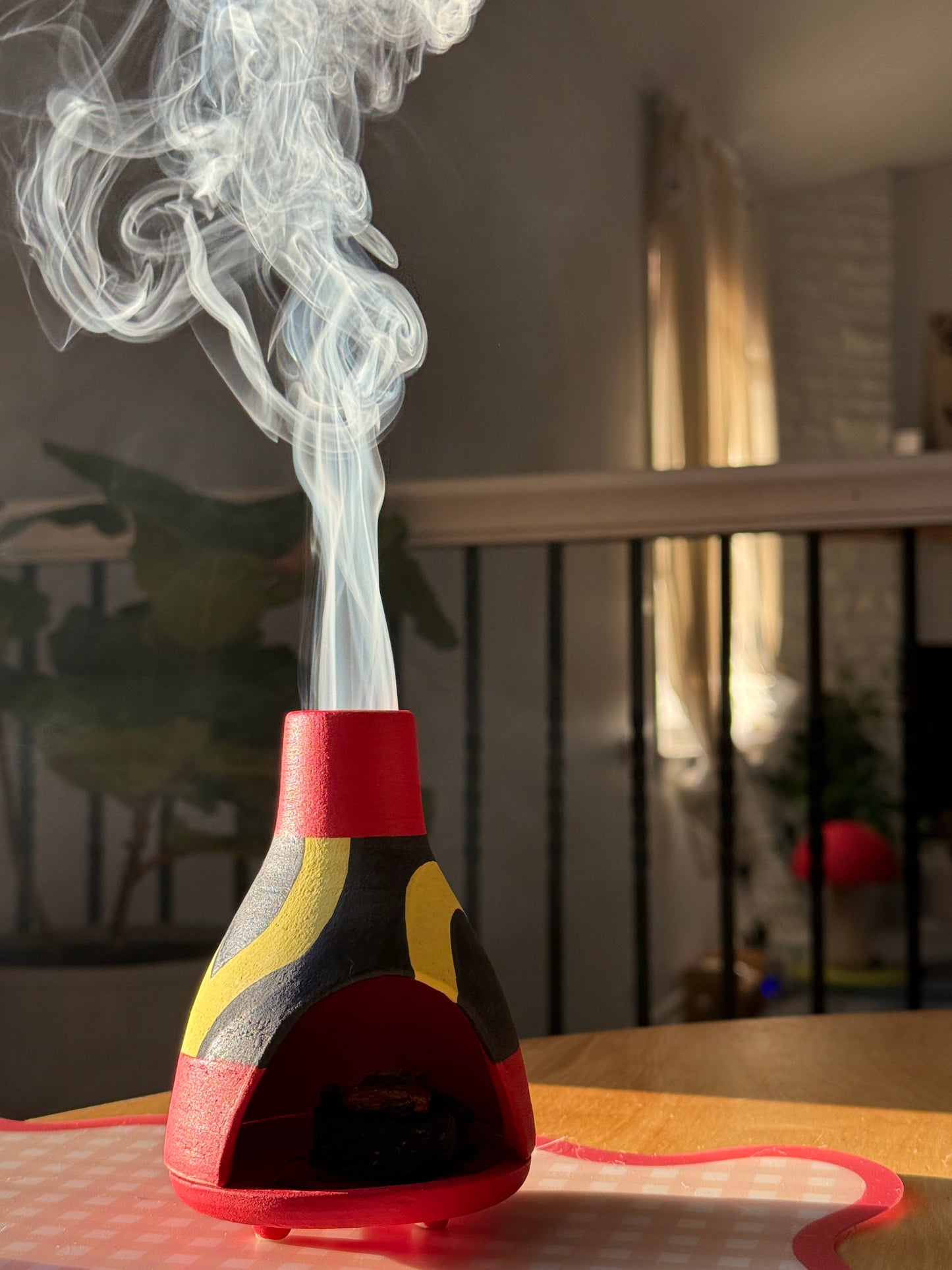 Custom Glazed Incense Burner